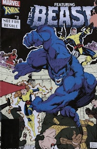 the cover of marvel featuring the beast