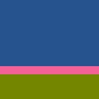 a blue and green background with a pink stripe